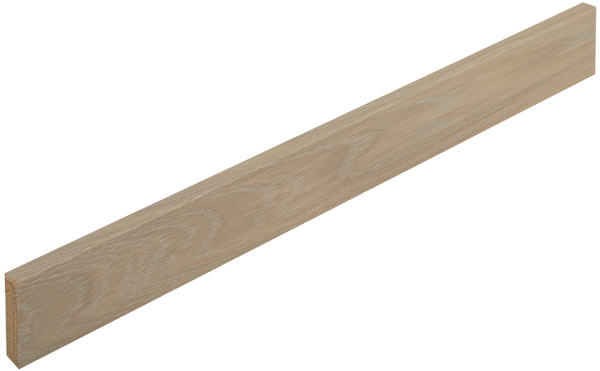 Boen Parquet Skirting, Oak Pale White Live Pure 14x55x2180mm