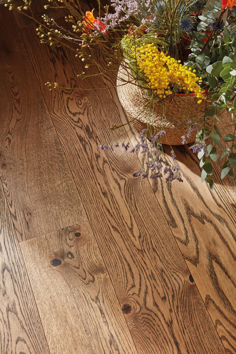 Boen Vivo Engineered Alamo Oak Planks Flooring, Unbrushed & L/Natural: 14.0 x 209 x 2,200 mm
