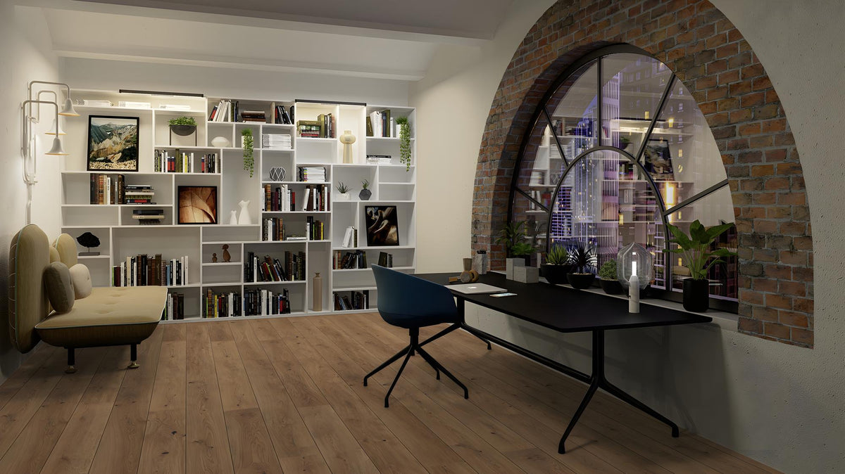 Boen Vivo Engineered Alamo Oak Planks Flooring, L/Natural: 14.0 x 209 x 2,200 mm