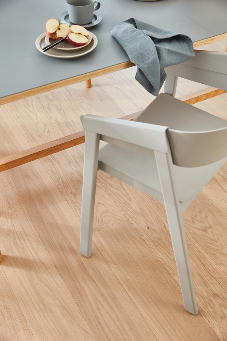 Boen Andante Engineered Oak Planks Flooring, Brushed & L/Pure: 14.0 x 209 x 2,200 mm