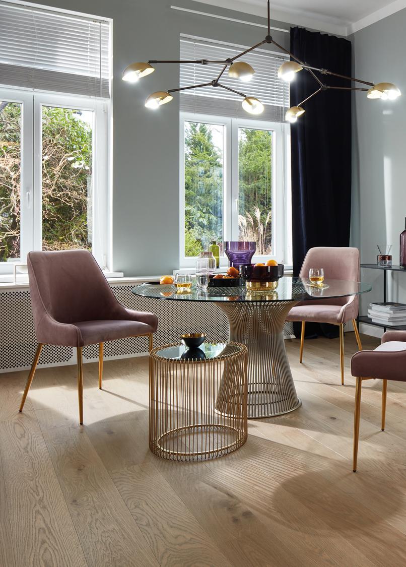 Boen Animoso Engineered Sand Oak Planks Flooring, Brushed & L/Natural: 14.0 x 209 x 2,200 mm