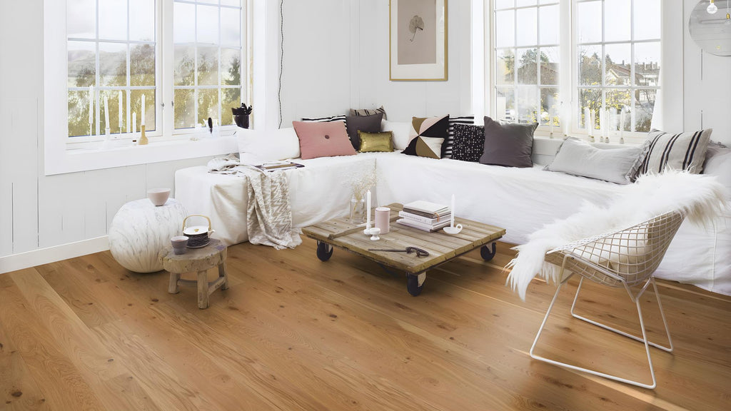 Boen Vivo Engineered Oak Planks Flooring, Brushed & L/Natural: 14.0 x 138 x 2,200 mm