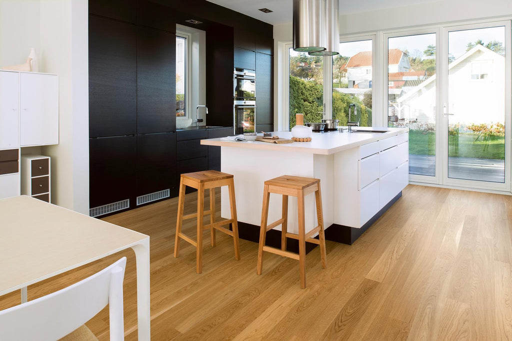 Boen Andante Engineered Oak Planks Flooring, Brushed & L/Natural: 14.0 x 138 x 2,200 mm
