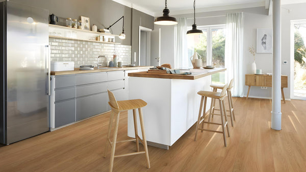 Boen Andante Engineered Oak Planks Flooring, Brushed & L/Natural: 14.0 x 138 x 2,200 mm