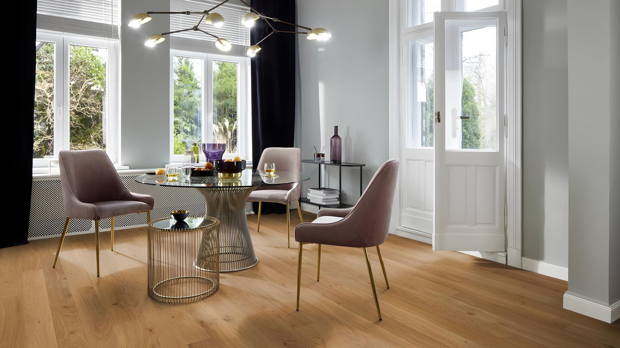 Boen Animoso Engineered Oak Planks Flooring, Brushed & L/Natural: 14.0 x 138 x 2,200 mm