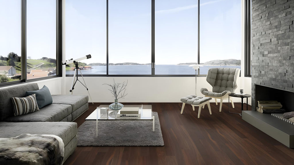 Boen Andante Engineered Smoked Oak Planks Flooring, Unbrushed & L/Natural: 14.0 x 138 x 2,200 mm