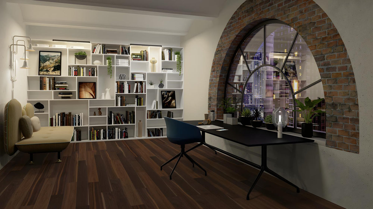 Boen Marcato Engineered Smoked Oak Planks Flooring, L/Natural: 14.0 x 138 x 2,200 mm