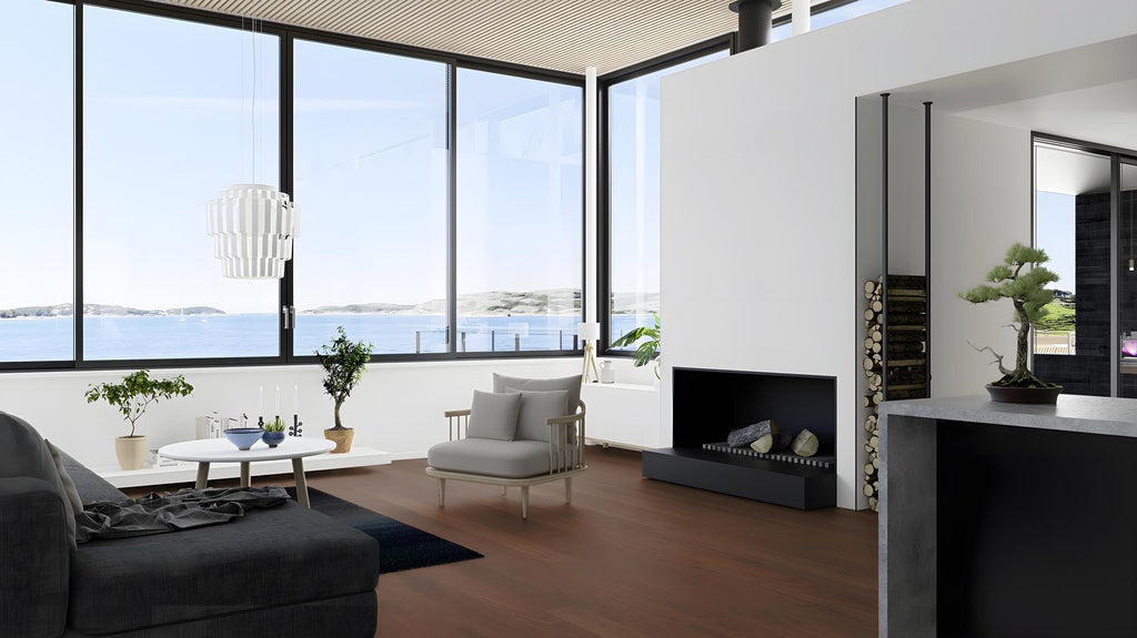 Boen Andante Engineered American Walnut Planks Flooring, Unbrushed & L/Natural: 14.0 x 138 x 2,200 mm