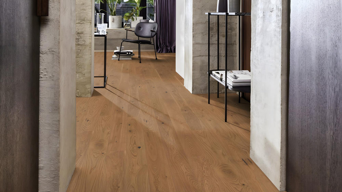 Boen Vivo Engineered Honey Oak Planks Flooring, Brushed & L/Natural: 14.0 x 138 x 2,200 mm