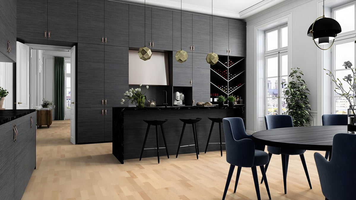 Boen Andante Engineered Maple Multi-Strip Flooring, L/Natural: 14.0 x 215 x 2,200 mm
