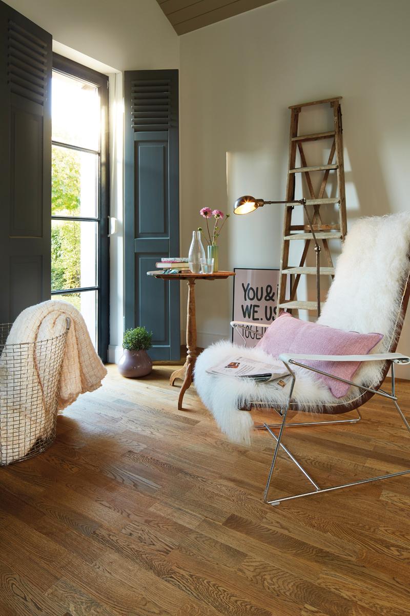 Boen Finale Engineered Alamo Oak Multi-Strip Flooring, Unbrushed & L/Natural: 14.0 x 215 x 2,200 mm