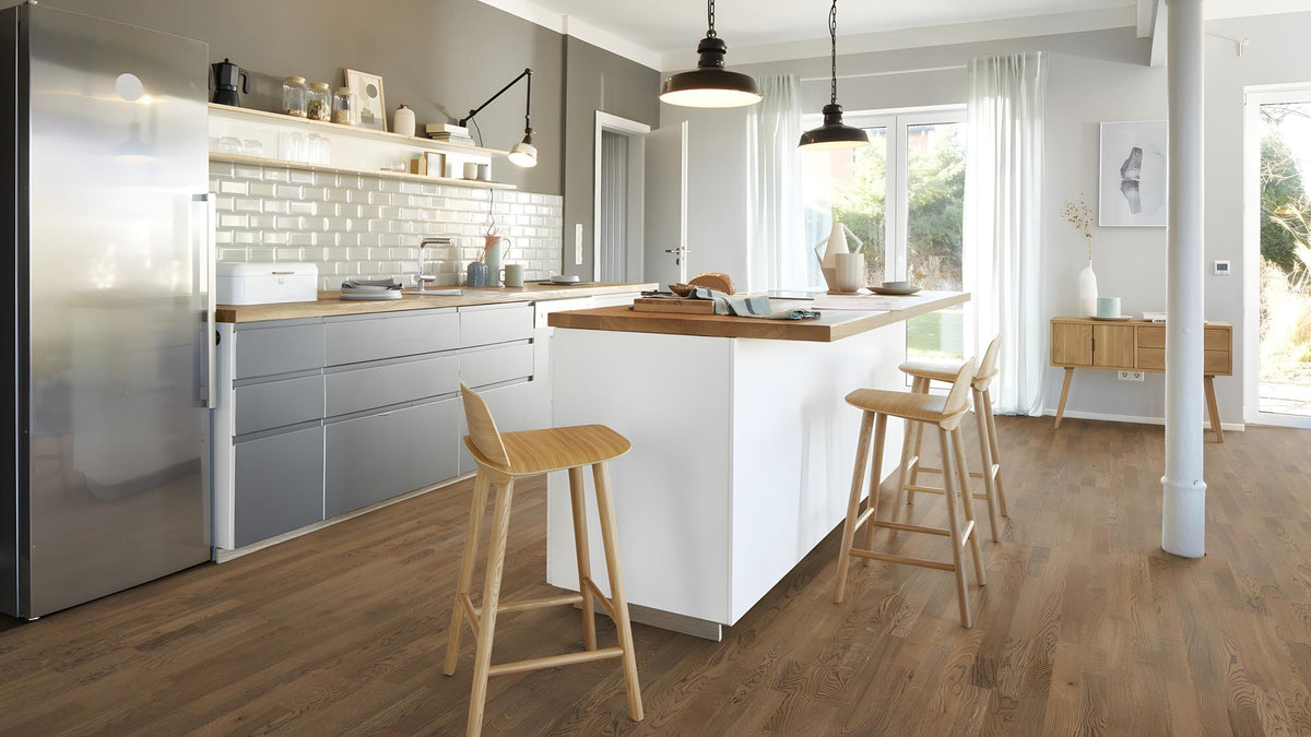 Boen Finale Engineered Alamo Oak Multi-Strip Flooring, L/Natural: 14.0 x 215 x 2,200 mm