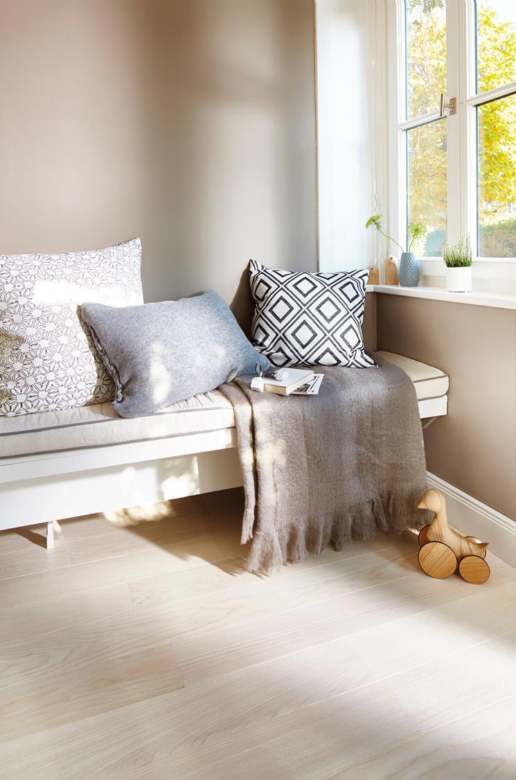 Boen Andante Engineered White Ash Planks Flooring, Brushed & L/Pure: 14.0 x 138 x 2,200 mm