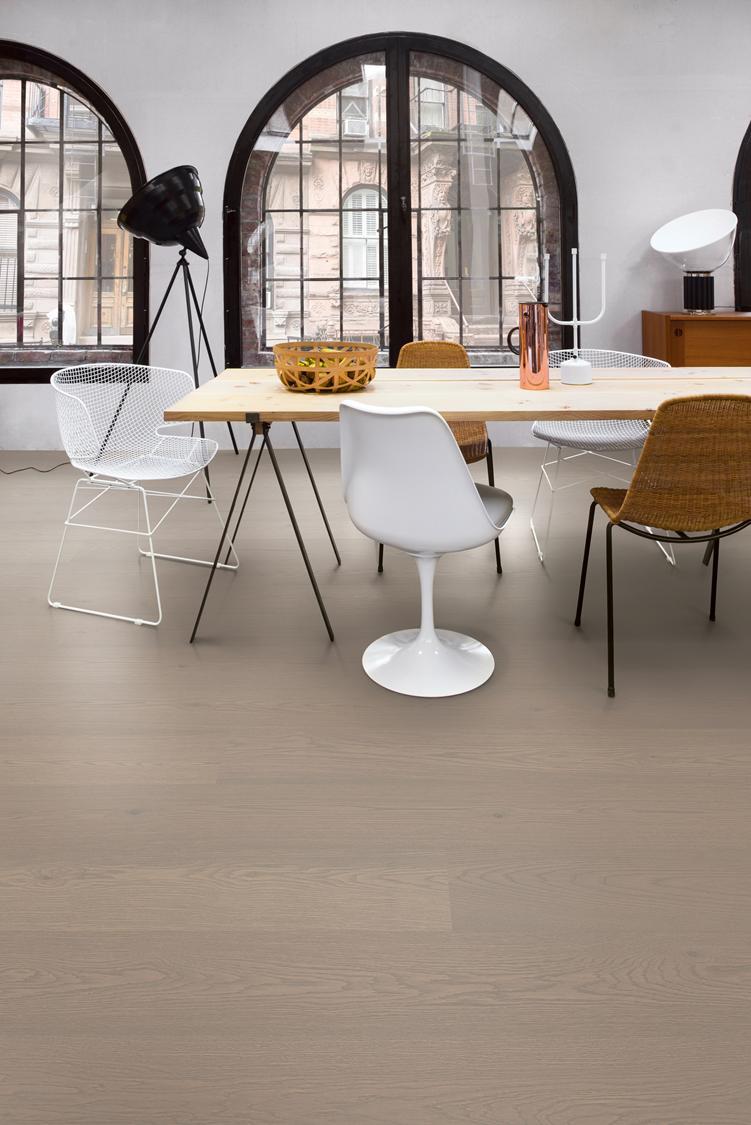 Boen Animoso Engineered Horizon Oak Planks Flooring, Brushed & L/Pure: 14.0 x 209 x 2,200 mm