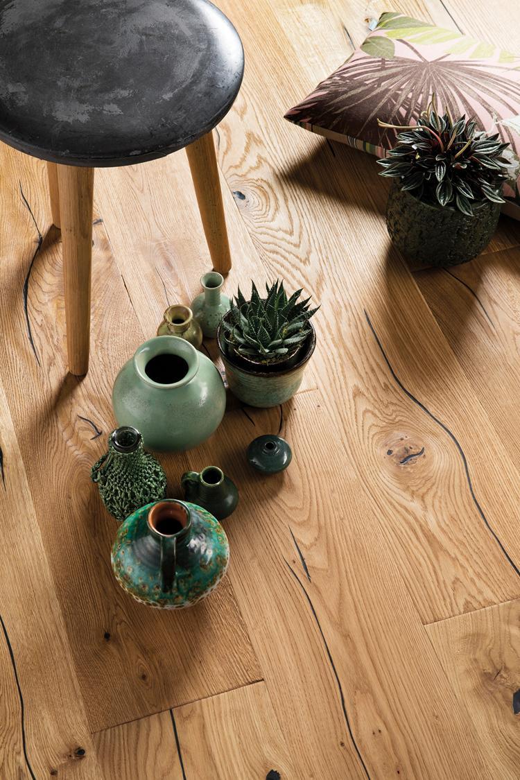 Boen Espressivo Engineered Epocav Planks Flooring, Brushed & L/Natural: 14.0 x 209 x 2,200 mm