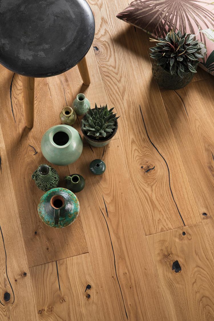 Boen Espressivo Engineered Epocav Planks Flooring, Brushed & L/Natural: 14.0 x 209 x 2,200 mm