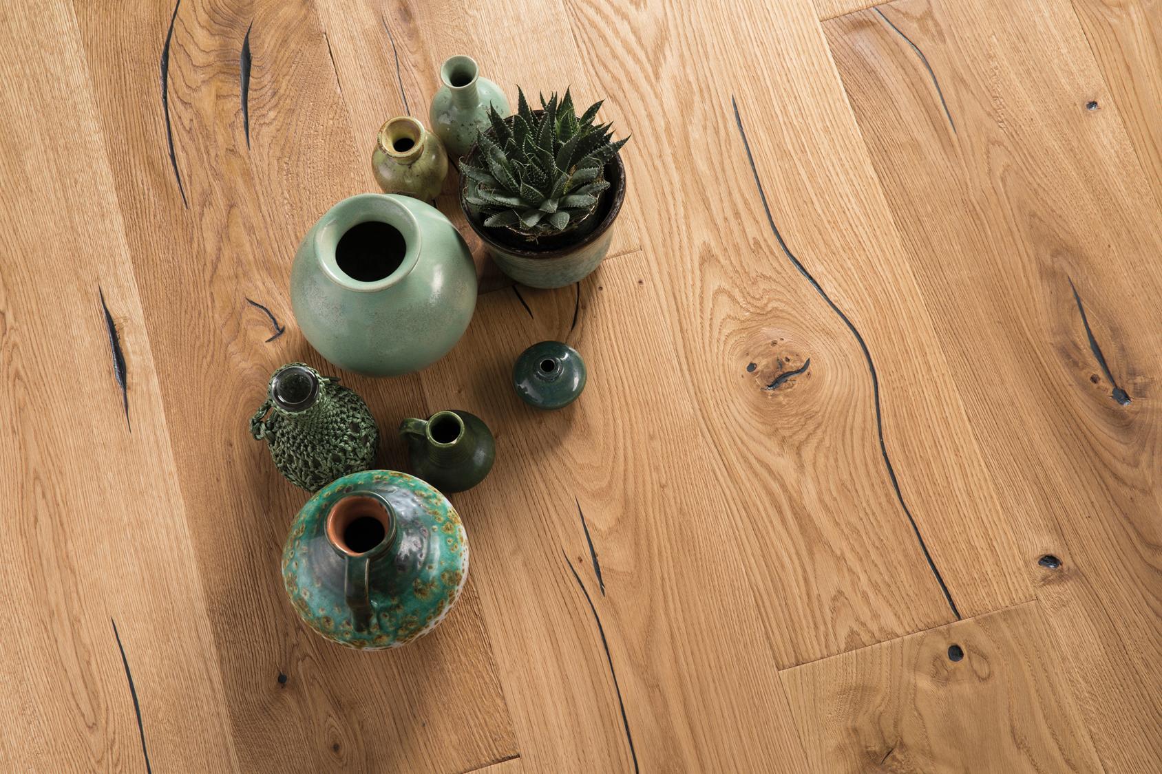 Boen Espressivo Engineered Epocav Planks Flooring, Brushed & L/Natural: 14.0 x 209 x 2,200 mm