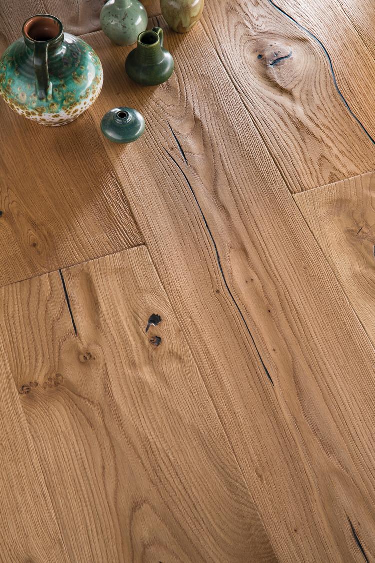 Boen Espressivo Engineered Epocav Planks Flooring, Brushed & L/Natural: 14.0 x 209 x 2,200 mm