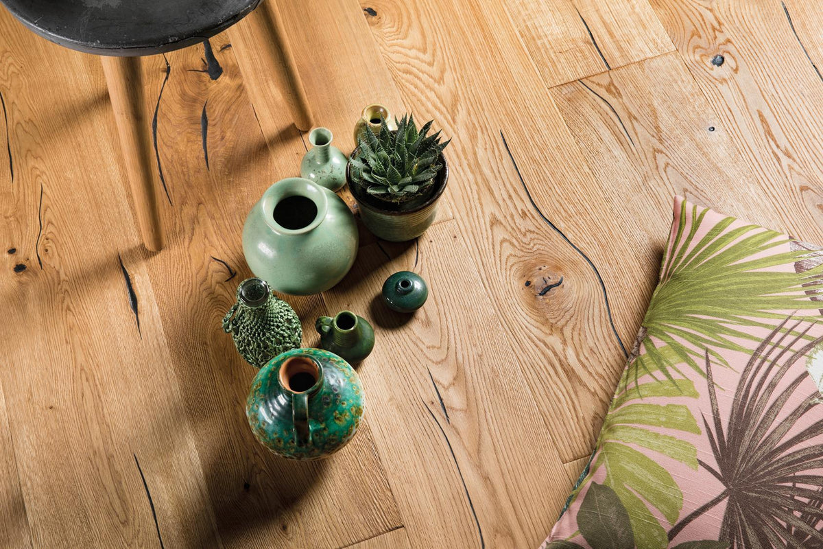 Boen Espressivo Engineered Epocav Planks Flooring, Brushed & L/Natural: 14.0 x 209 x 2,200 mm