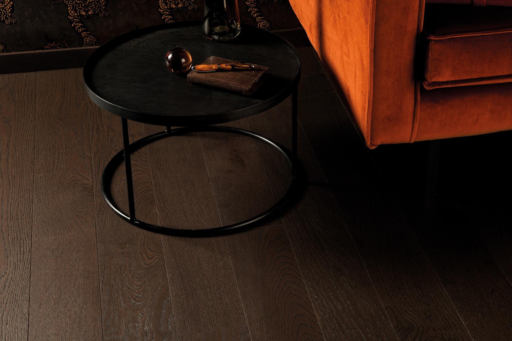 Boen Animoso Engineered Brazilian Brown Oak Planks Flooring, Brushed & L/Pure: 14.0 x 138 x 2,200 mm