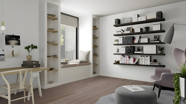 Boen Animoso Engineered India Grey Oak Planks Flooring, Brushed & L/Pure: 14.0 x 209 x 2,200 mm