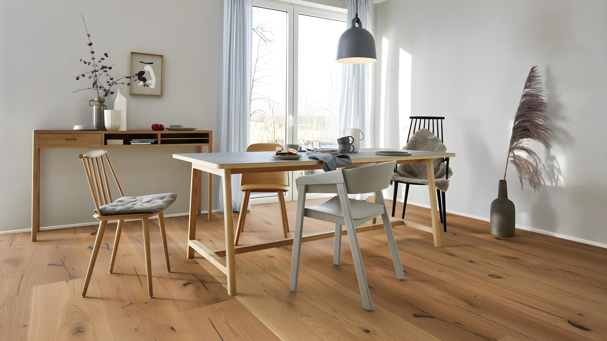 Boen Canyon Engineered Epocav Planks Flooring, Brushed & L/Natural: 15.0 x 300 x 2,750 mm