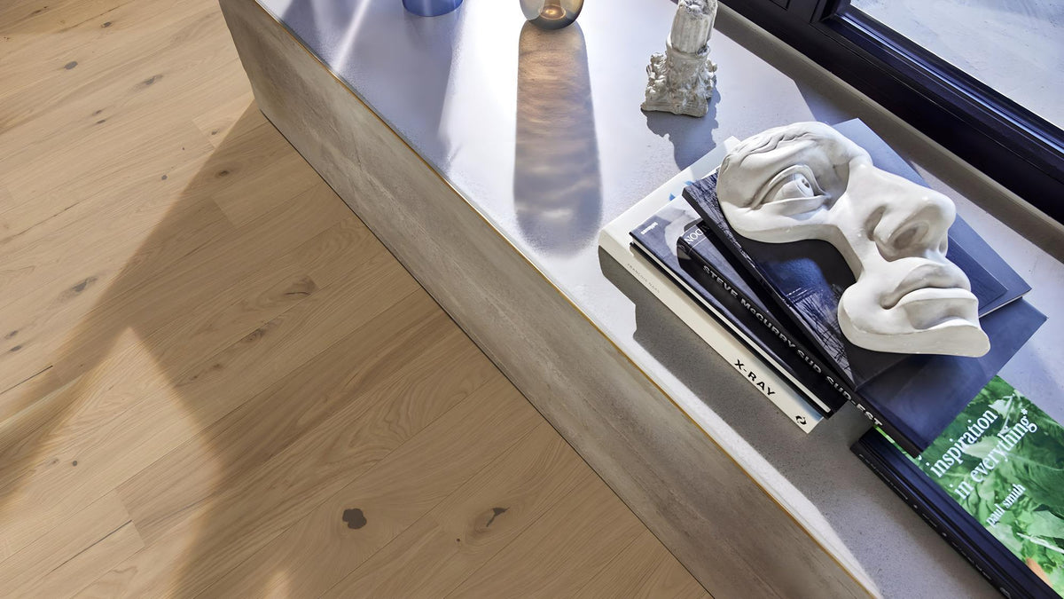 Boen Vivo Engineered Authentic Oak Planks Flooring, Brushed & L/Natural: 14.0 x 138 x 2,200 mm