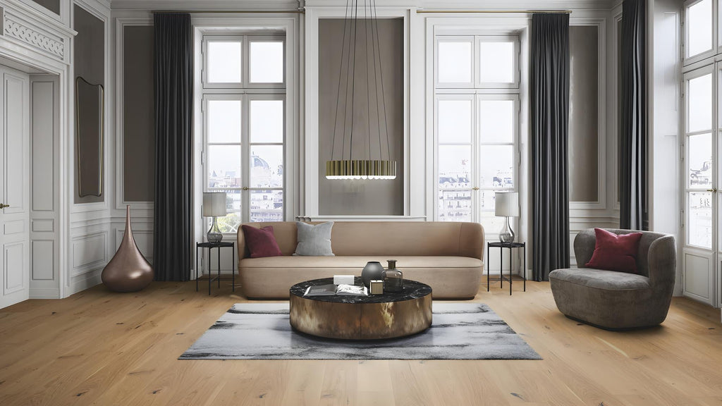 Boen Espressivo Engineered Senses Oak Planks Flooring, Brushed & L/Natural: 14.0 x 209 x 2,200 mm