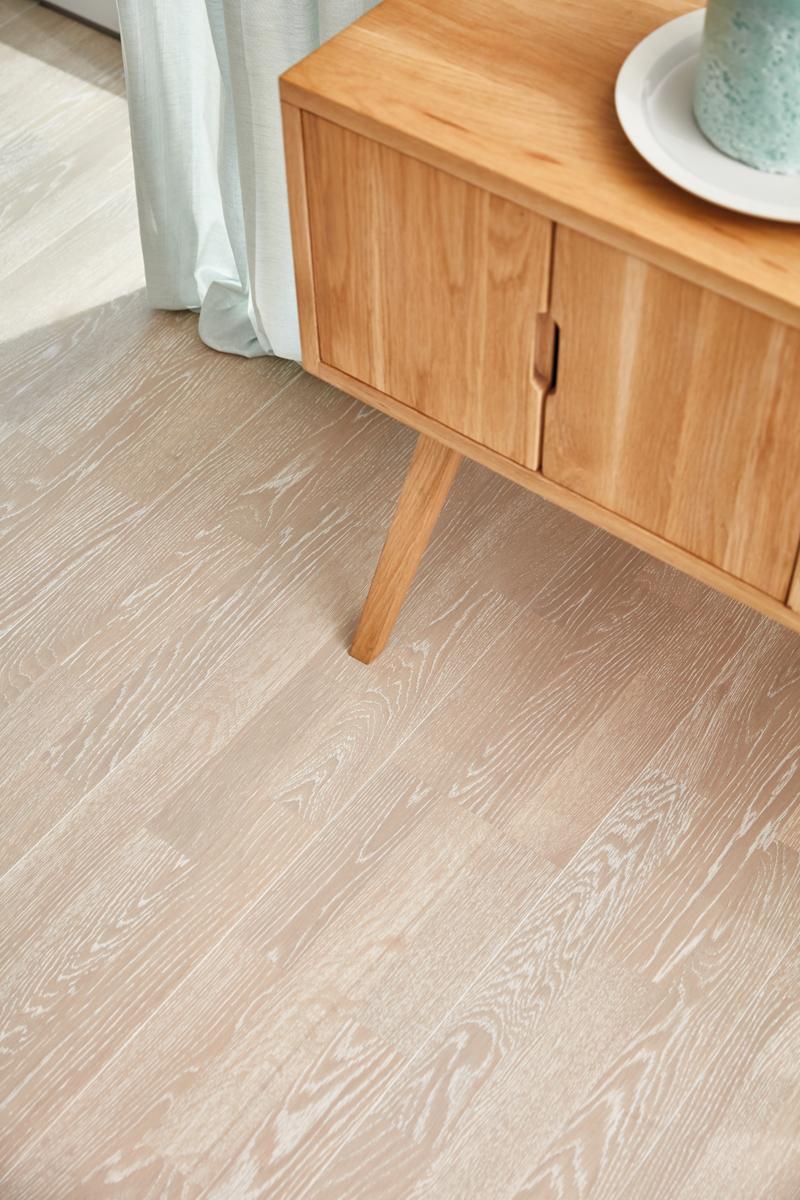 Boen Finale Engineered Grey Harmony Oak Multi-Strip Flooring, Brushed & L/Pure: 14.0 x 215 x 2,200 mm