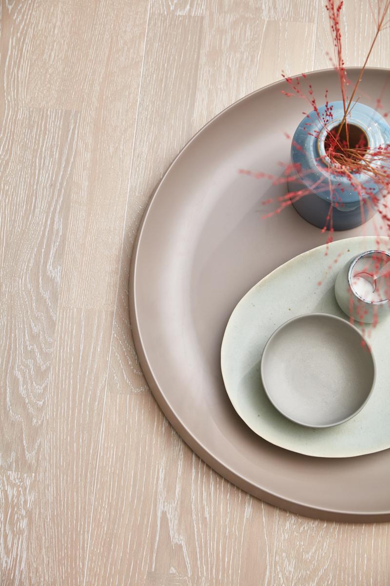 Boen Finale Engineered Grey Harmony Oak Multi-Strip Flooring, Brushed & L/Pure: 14.0 x 215 x 2,200 mm