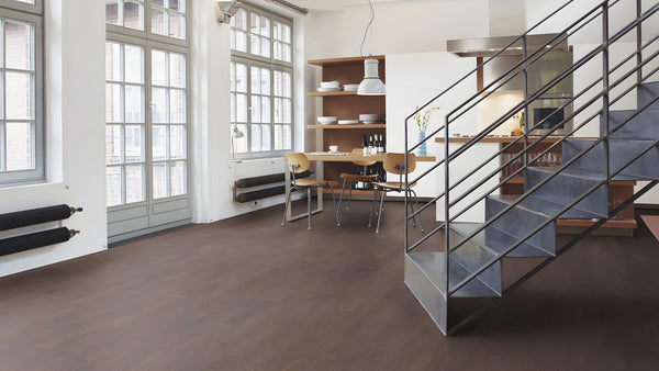 Boen Finale Engineered Elephant Grey Oak Multi-Strip Flooring, Brushed & L/Pure: 14.0 x 215 x 2,200 mm