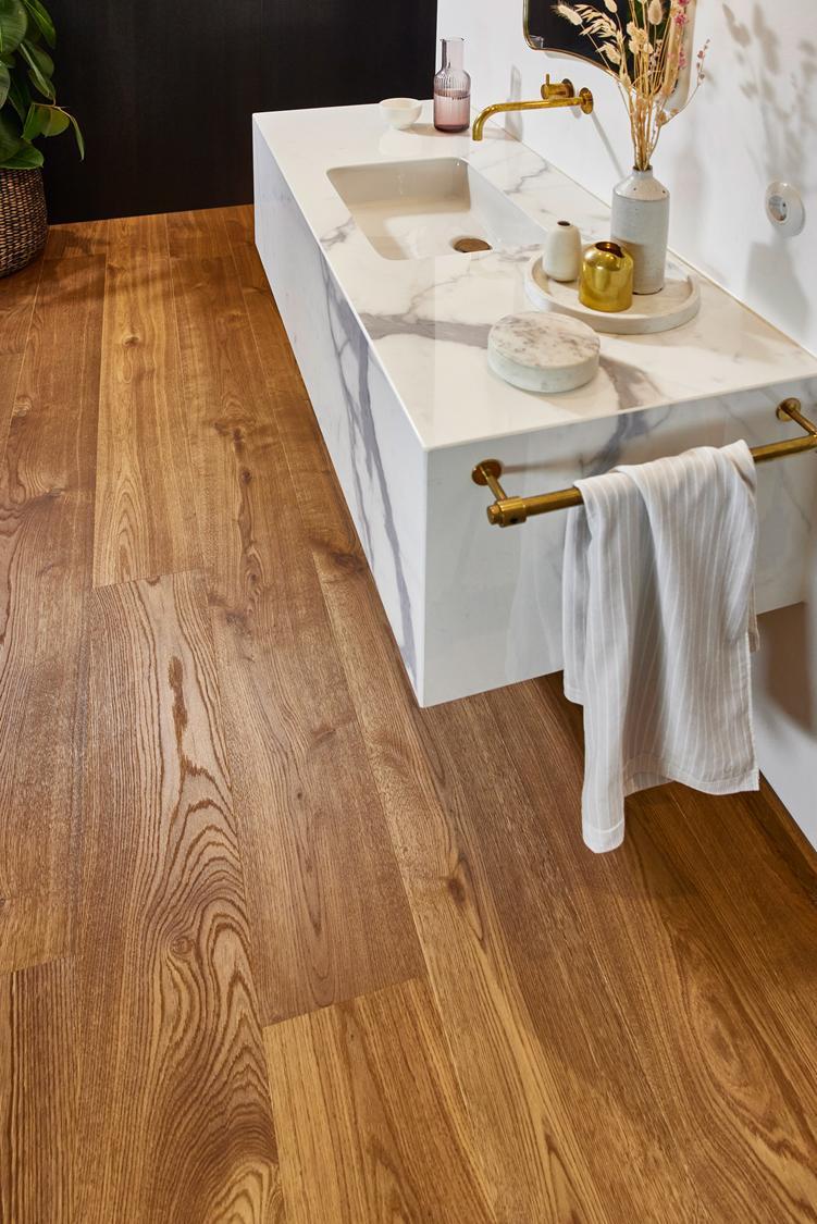 Boen Animoso Engineered Semi Smoked Oak Planks Flooring, Brushed & L/Natural: 14.0 x 209 x 2,200 mm