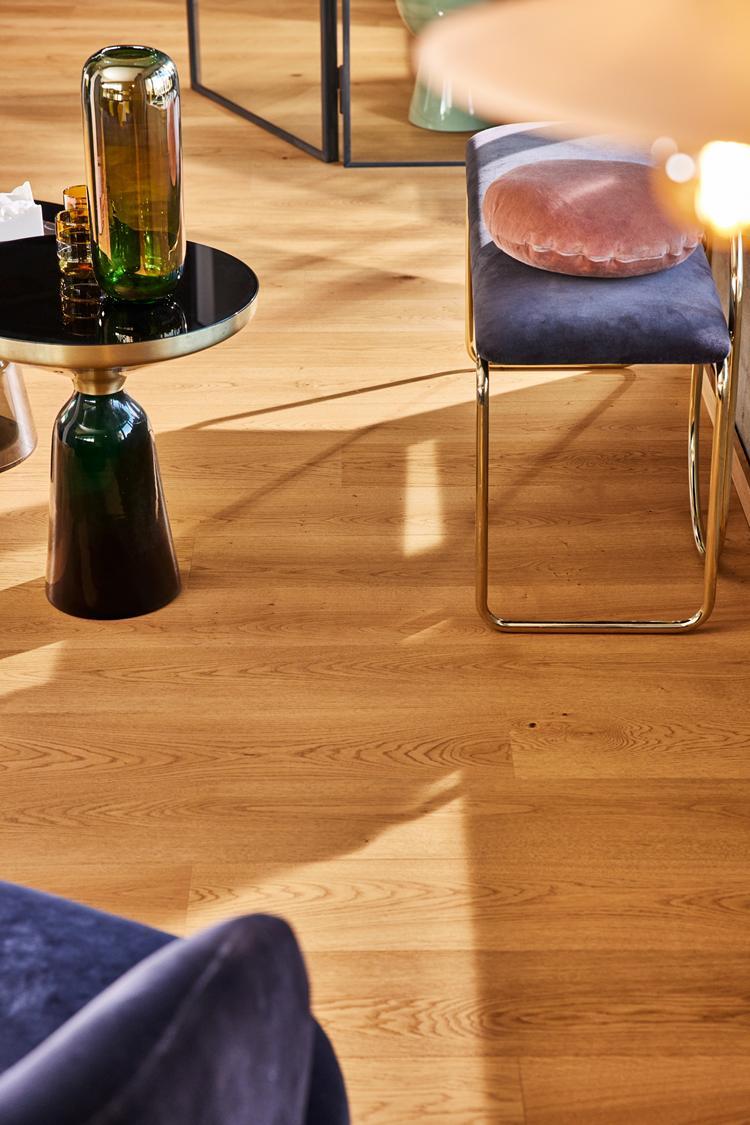 Boen Animoso Engineered Soft Brown Oak Planks Flooring, Brushed & L/Matt Pro: 14.0 x 209 x 2,200 mm