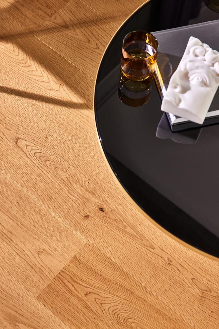 Boen Animoso Engineered Soft Brown Oak Planks Flooring, Brushed & L/Matt Pro: 14.0 x 209 x 2,200 mm