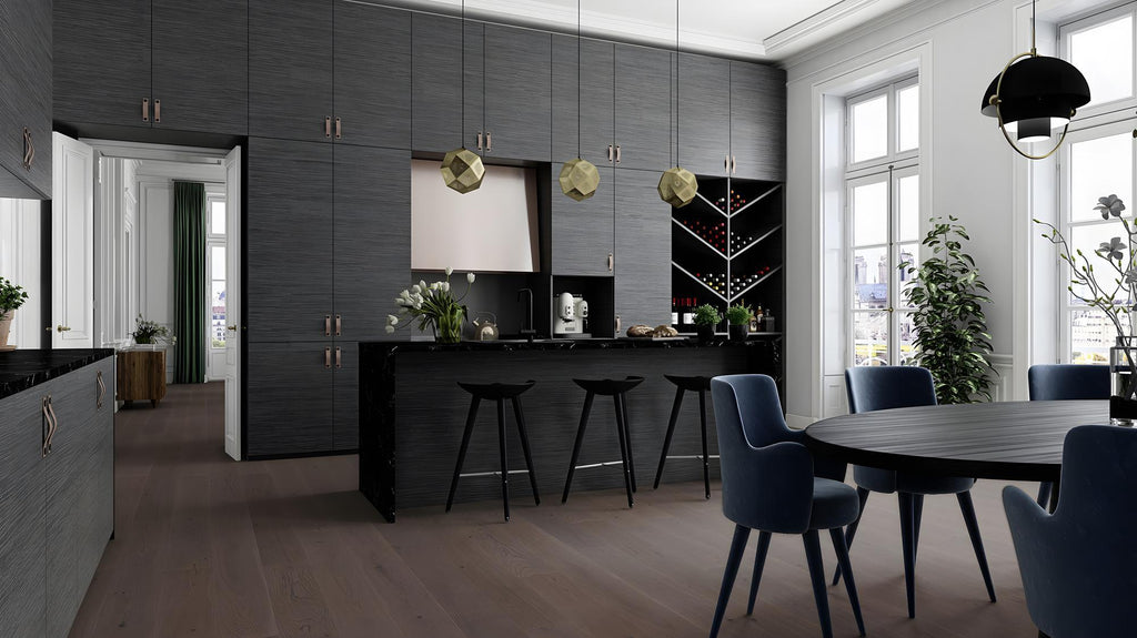 Boen Vivo Engineered Brown Jasper Oak Planks Flooring, Brushed & L/Natural: 13.2 x 181 x 2,200 mm