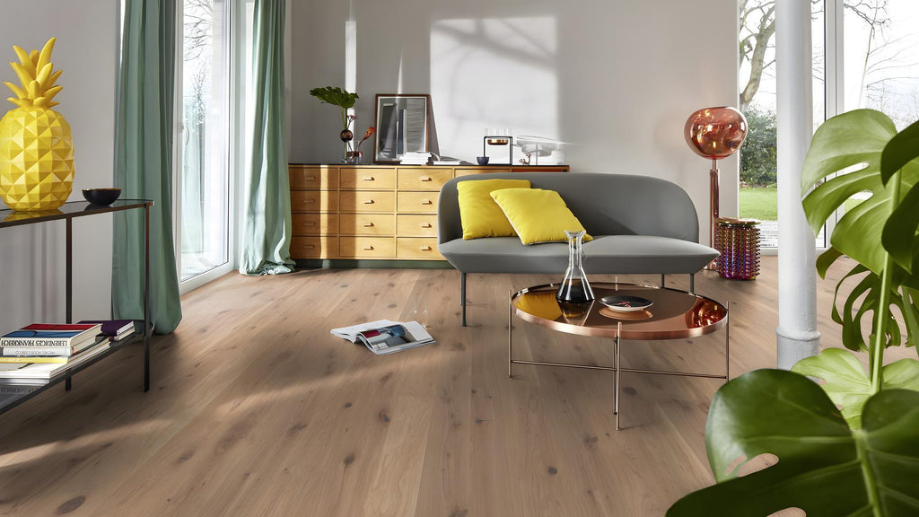 Boen Vivo Engineered Oak Planks Flooring, Brushed & L/Pure: 13.2 x 181 x 2,200 mm