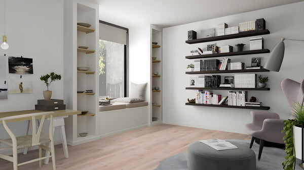 Boen Vivo Engineered White Nights Oak Planks Flooring, Double Brushed & L/Natural: 13.2 x 181 x 2,200 mm