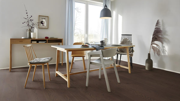 Boen Animoso Engineered Brazilian Brown Oak Planks Flooring, Brushed & L/Pure: 13.2 x 181 x 2,200 mm