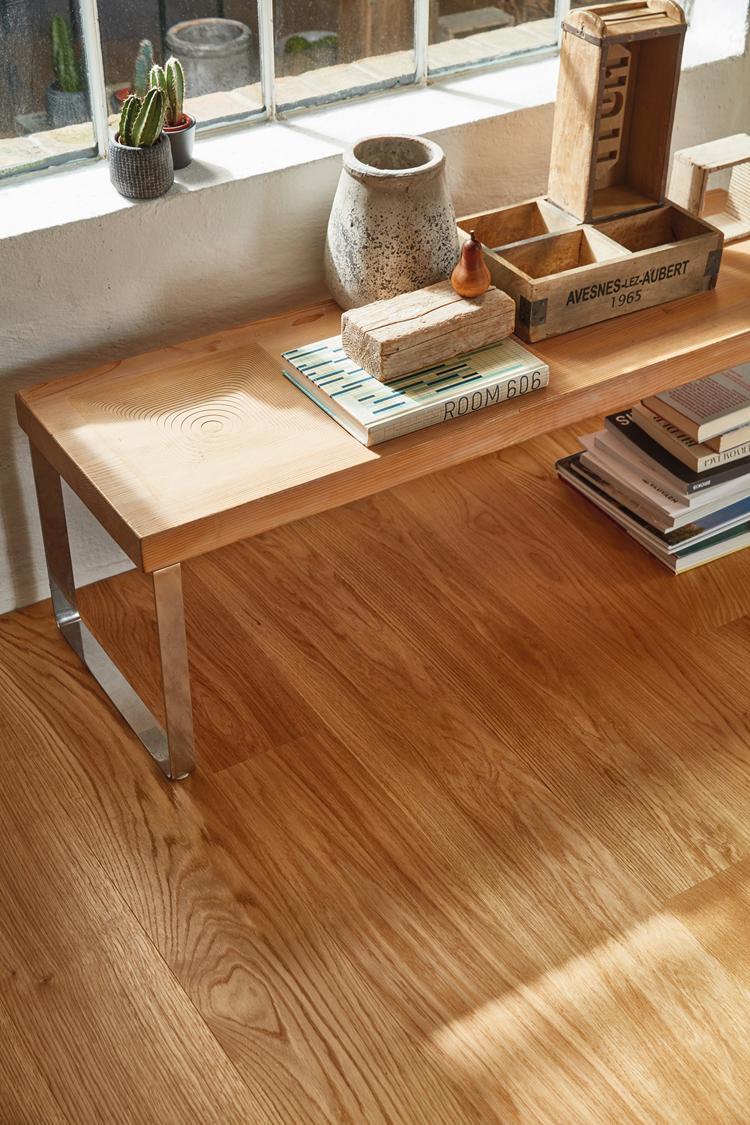 Boen Andante Engineered Oak Planks Flooring, Brushed & L/Natural: 13.2 x 181 x 2,200 mm
