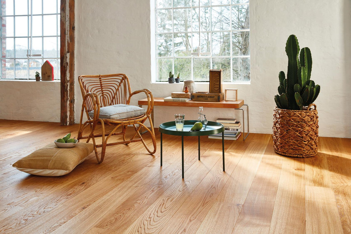 Boen Andante Engineered Oak Planks Flooring, Brushed & L/Natural: 13.2 x 181 x 2,200 mm