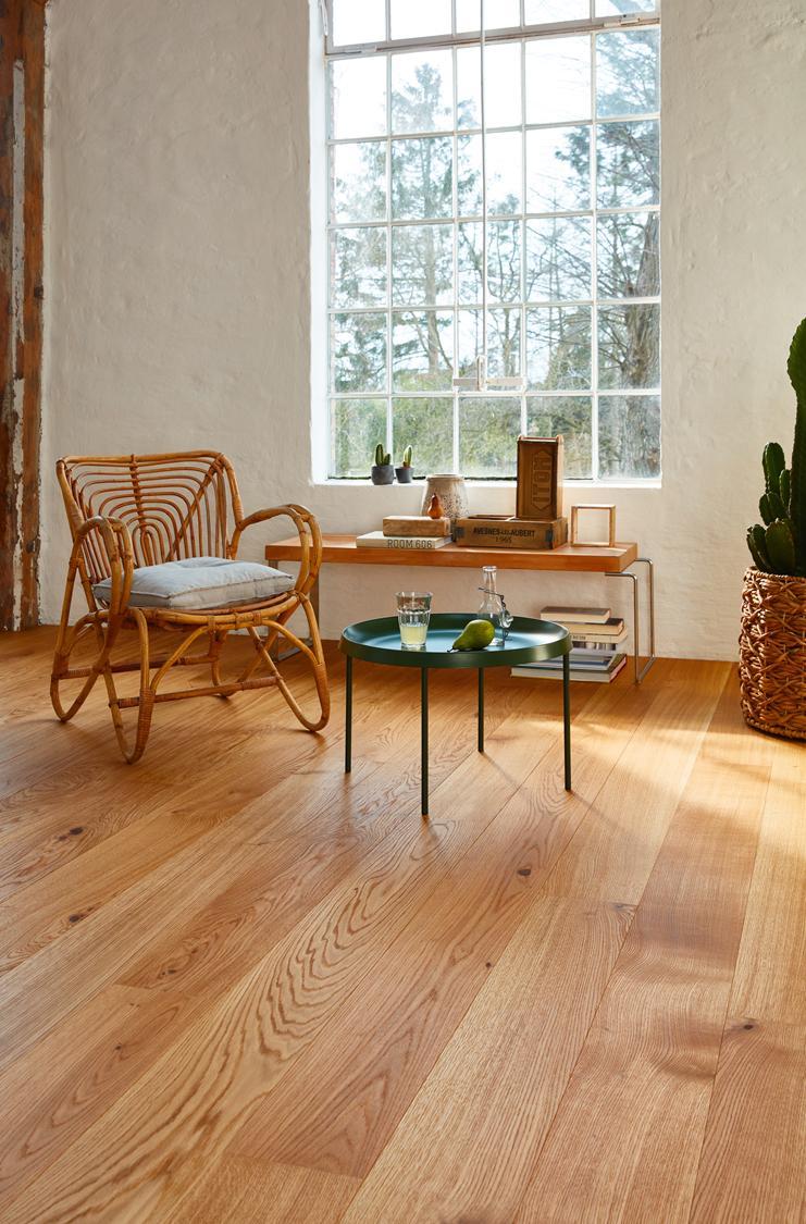 Boen Andante Engineered Oak Planks Flooring, Brushed & L/Natural: 13.2 x 181 x 2,200 mm