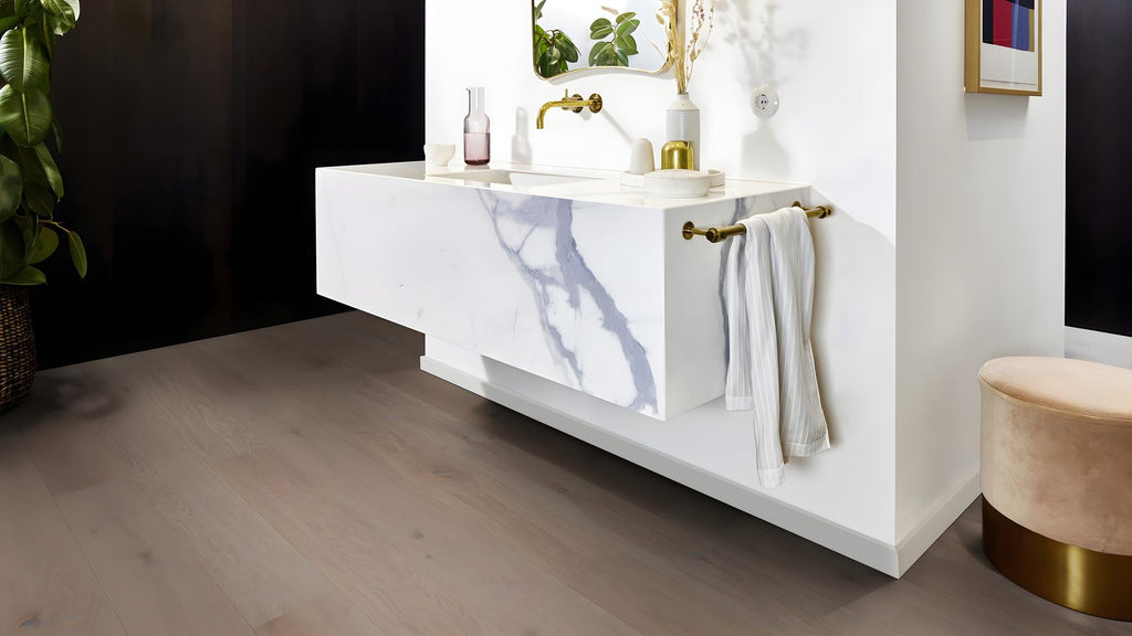 Boen Animoso Engineered Warm Grey Oak Planks Flooring, Brushed & L/Pure: 13.2 x 181 x 2,200 mm