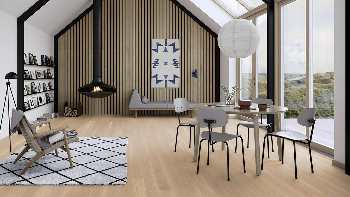 Boen Andante Engineered White Oak Planks Flooring, L/Matt: 13.2 x 181 x 2,200 mm