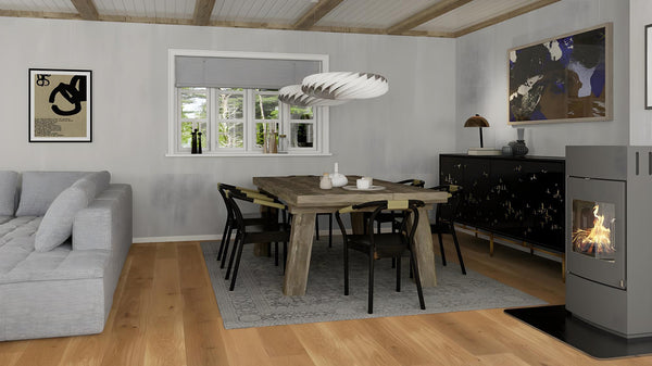 Boen Animoso Engineered Oak Planks Flooring, Brushed & L/Matt: 13.2 x 181 x 2,200 mm
