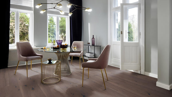 Boen Espressivo Engineered Elephant Grey Oak Planks Flooring, Brushed & L/Pure: 13.2 x 181 x 2,200 mm
