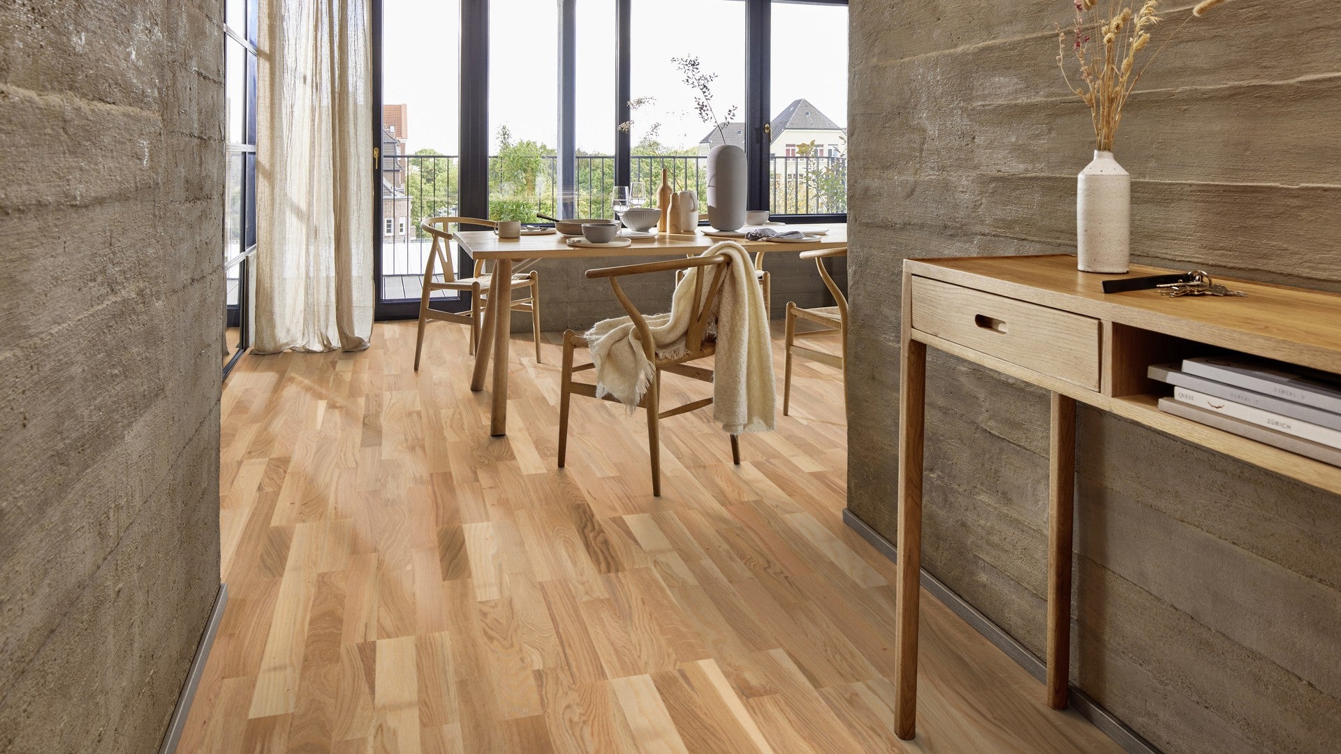 Boen Vivace Engineered Oak Multi-Strip Flooring, Unbrushed & L/Matt: 13.2 x 215 x 2,200 mm