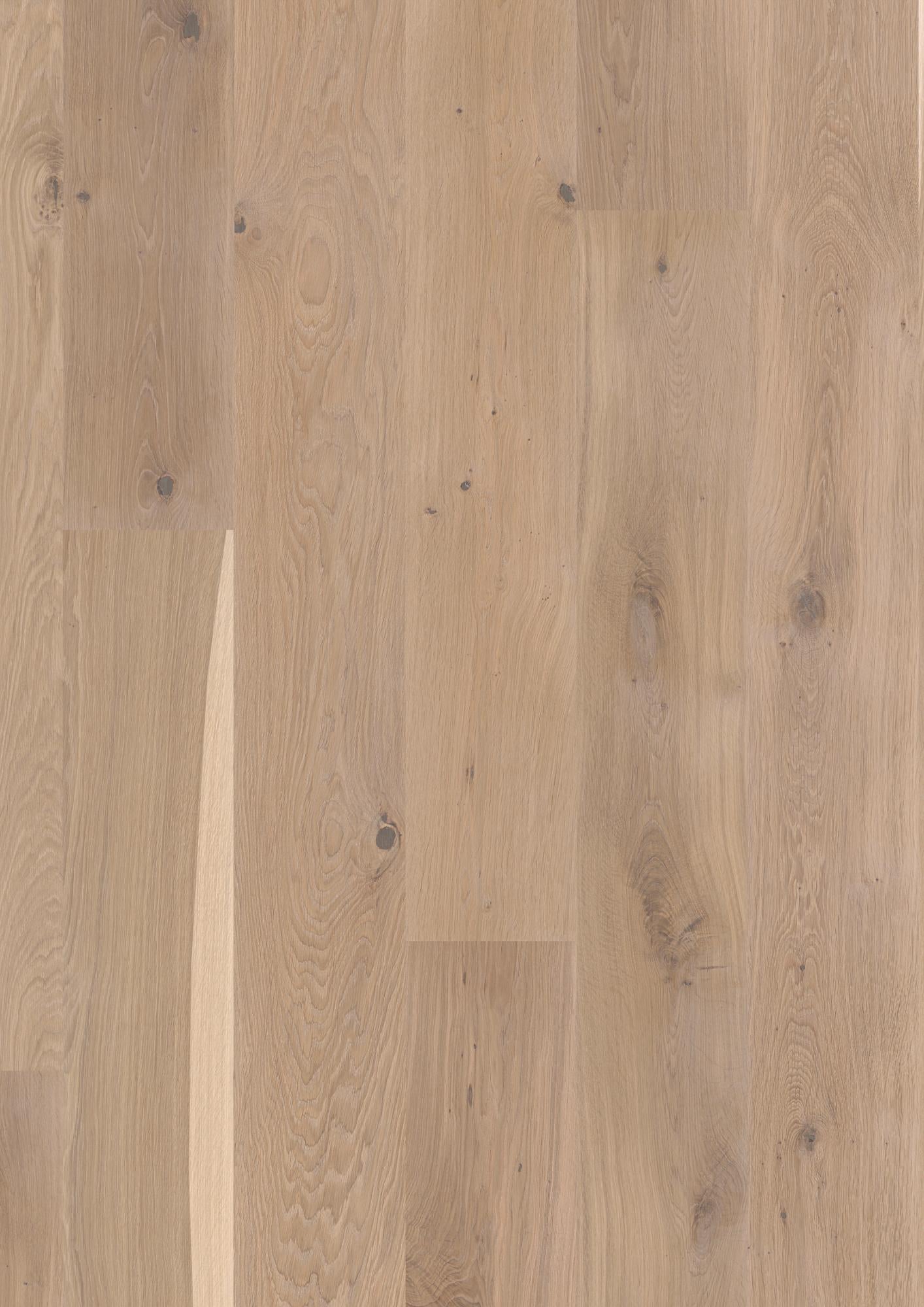 Boen Vivo Engineered White Oak Planks Flooring, Brushed & L/Natural: 14.0 x 209 x 2,200 mm