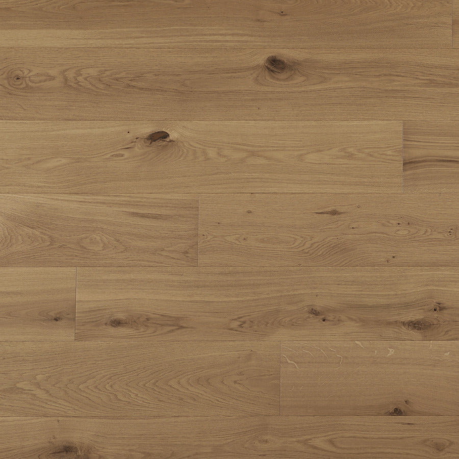 Ovara Engineered Natural Oak Planks Flooring, Brushed & UV Oiled: 12.0 x 190 x 1,900 mm