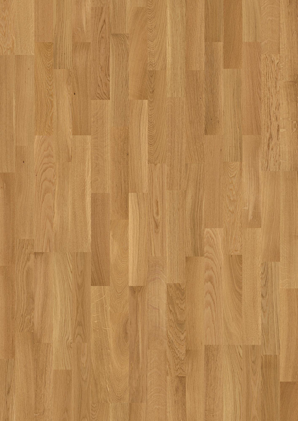 Boen Andante Engineered Oak Multi-Strip Flooring, Unbrushed & L/Natural: 14.0 x 215 x 2,200 mm
