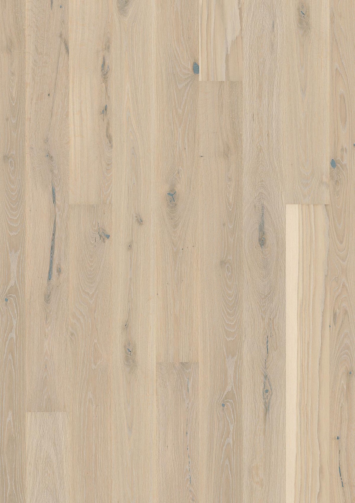 Boen Vivo Engineered Pale White Oak Planks Flooring, Brushed & L/Pure: 14.0 x 138 x 2,200 mm